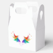 Fluffy Rainbow Wings Geschenkschachtel (Geöffnet)