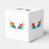 Fluffy Rainbow Wings Geschenkschachtel (Rückseite)
