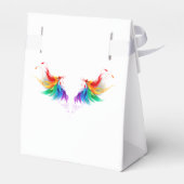 Fluffy Rainbow Wings Geschenkschachtel (Rückseite)