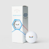 Fluffy Rainbow Wings Golfball (Verpackung)