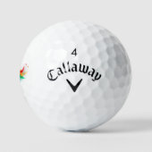 Fluffy Rainbow Wings Golfball (Logo)