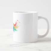 Fluffy Rainbow Wings Jumbo-Tasse (Rechts)