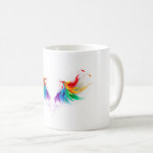 Fluffy Rainbow Wings Kaffeetasse (VorderseiteRechts)