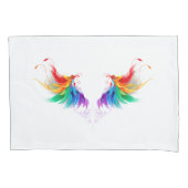 Fluffy Rainbow Wings Kissenbezug (Vorderseite-Links)
