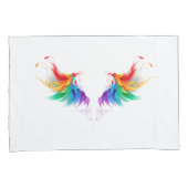 Fluffy Rainbow Wings Kissenbezug (Vorderseite-Rechts)