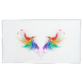 Fluffy Rainbow Wings Kissenbezug (Vorderseite-Links)