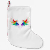 Fluffy Rainbow Wings Kleiner Weihnachtsstrumpf (Vorderseite)