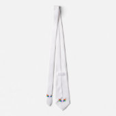 Fluffy Rainbow Wings Krawatte (Rückseite)