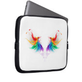 Fluffy Rainbow Wings Laptopschutzhülle (Vorne Rechts)