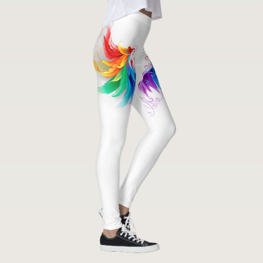Fluffy Rainbow Wings Leggings (Rechts)