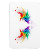 Fluffy Rainbow Wings Magnet (Vertikal)