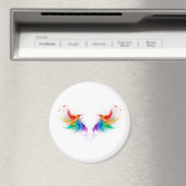 Fluffy Rainbow Wings Magnet (In Situ (Geschirrspüler))