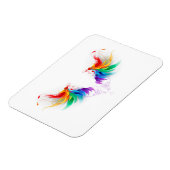 Fluffy Rainbow Wings Magnet (Linke Seite)