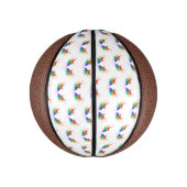 Fluffy Rainbow Wings Mini Basketball (Vertikal)