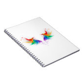 Fluffy Rainbow Wings Notizblock (Rechte Seite)