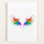 Fluffy Rainbow Wings Planer (Vorderseite)