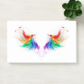 Fluffy Rainbow Wings Post-it Klebezettel (Büro)