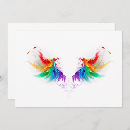 Fluffy Rainbow Wings Programm (Vorne/Hinten)
