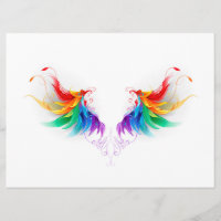 Fluffy Rainbow Wings