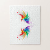 Fluffy Rainbow Wings Puzzle (Vertikal)