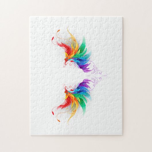 Fluffy Rainbow Wings Puzzle (Vertikal)