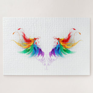 Fluffy Rainbow Wings Puzzle