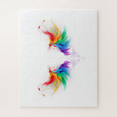 Fluffy Rainbow Wings Puzzle (Vertikal)