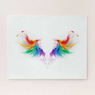Fluffy Rainbow Wings Puzzle