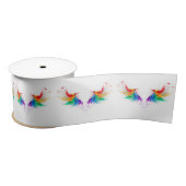 Fluffy Rainbow Wings Satinband (Spule)