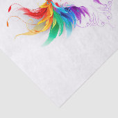 Fluffy Rainbow Wings Seidenpapier (Ausschnitt)