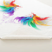Fluffy Rainbow Wings Sherpadecke (3/4)
