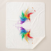 Fluffy Rainbow Wings Sherpadecke (Vorderseite)