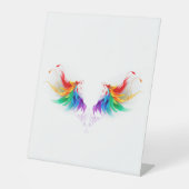 Fluffy Rainbow Wings Sockelschild (Vorderseite)