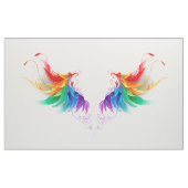 Fluffy Rainbow Wings Stoff (Yard (91,4 cm))