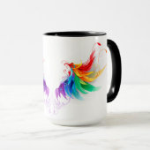 Fluffy Rainbow Wings Tasse (VorderseiteRechts)