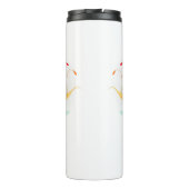 Fluffy Rainbow Wings Thermosbecher (Rückseite)