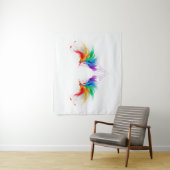 Fluffy Rainbow Wings Wandteppich (Beispiel)