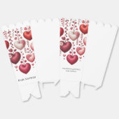 Fluffy Red Floral Heart Baby Shower Geschenkschachtel (Ungeklappt)