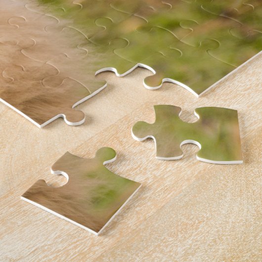 Fluffy Red Lionhead Bunny Rabbit Puzzle (Seite)