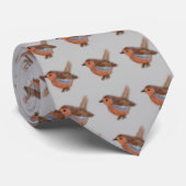 Fluffy Robin Krawatte (Gerollt)