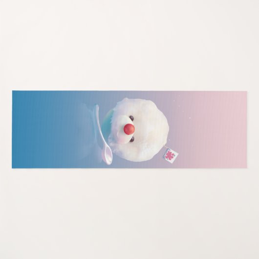 Fluffy Shaved Ice Yoga Yogamatte (Vorderseite (Horizontal))