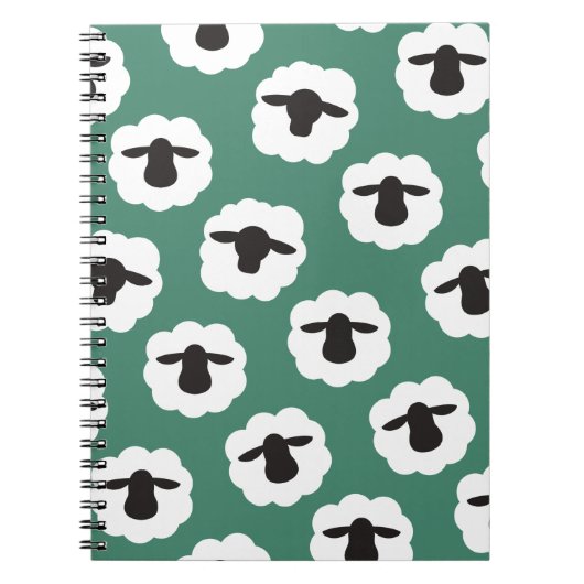 Fluffy Sheep Crafts Muster Notizblock (Vorderseite)