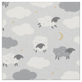 Fluffy Sheep Stoff (Nahaufnahme)