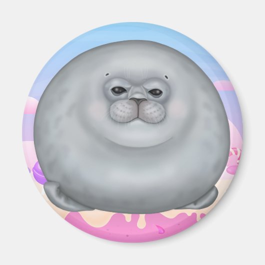 Fluffy Siegel Magnet (Vorne)