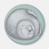 Fluffy Siegel Magnet (Vorne)