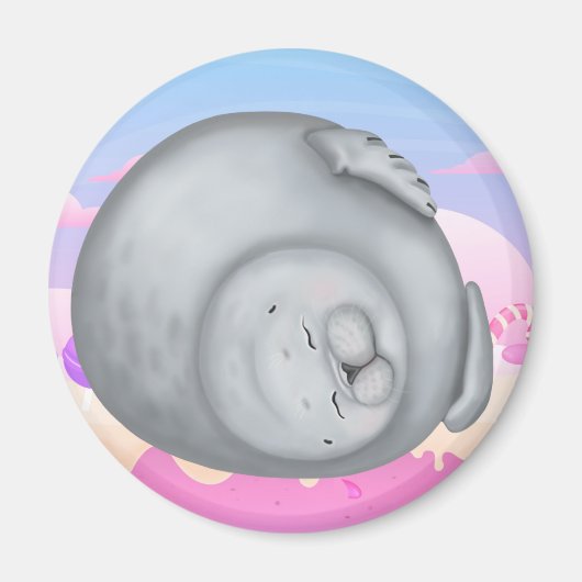 Fluffy Siegel Magnet (Vorne)