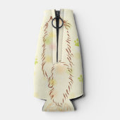 Fluffy Sleepy Cat Flaschenkühler (Rückseite)