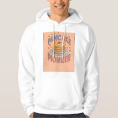 Fluffy Stacks: Der Pancake Pioneer Hoodie (Vorderseite)