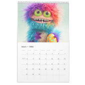 Fluffy Sweet Monsters – 2026 Calendar Kalender (Mär 2026)
