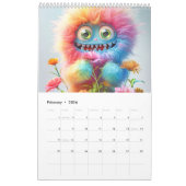 Fluffy Sweet Monsters – 2026 Calendar Kalender (Feb 2026)